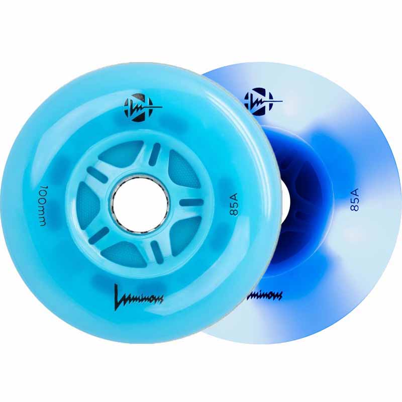 Luminous LED 100mm/85A Wheels (Pack of 3)
