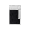 S.T. DUPONT Ligne 2 Guilloche Snake Skin Black Lacquer Lighter/Briquet C16079