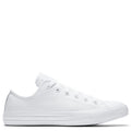 Converse Chuck Taylor All Star Mono Leather Low Top in White Monochrome