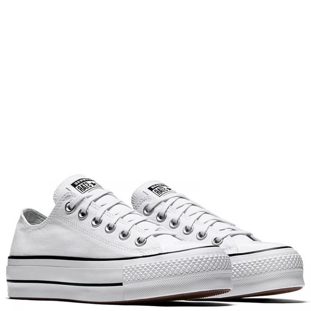 Converse Women's Chuck Taylor All Star Lift Low Top in White/Black