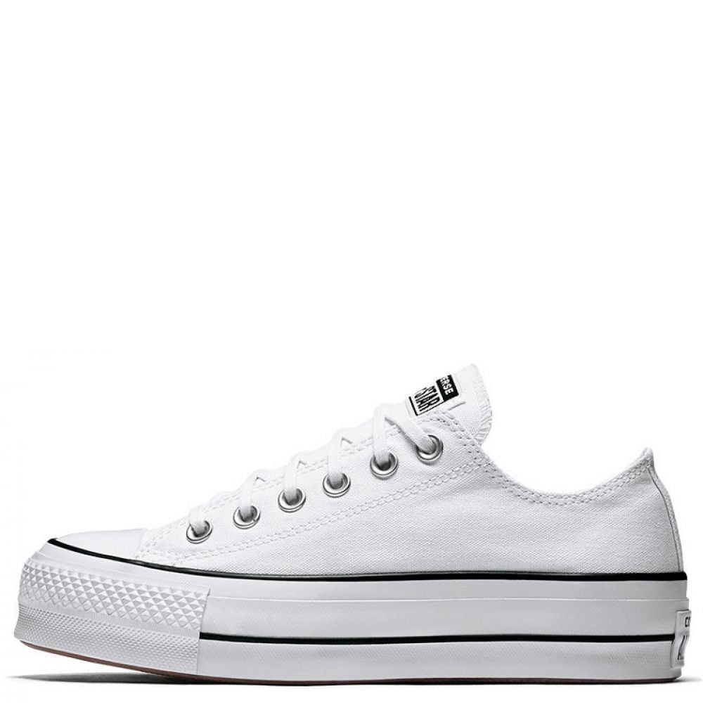 Converse Women's Chuck Taylor All Star Lift Low Top in White/Black