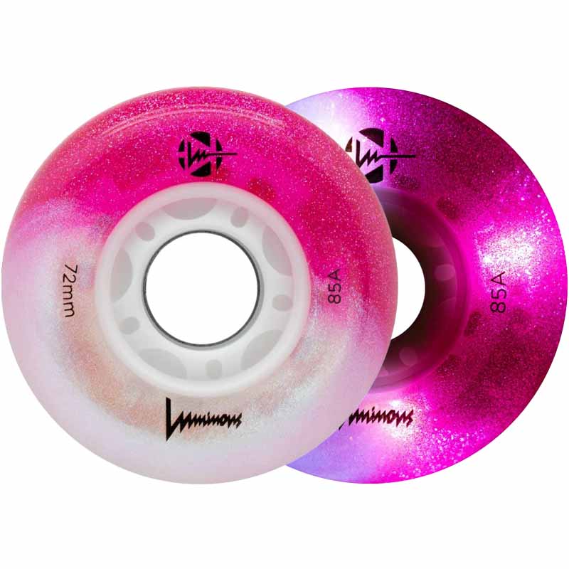 Luminous LED 72mm/85A Wheels (Pack of 4)
