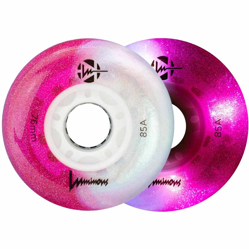 Luminous LED 76mm/85A Wheels (Pack of 4)