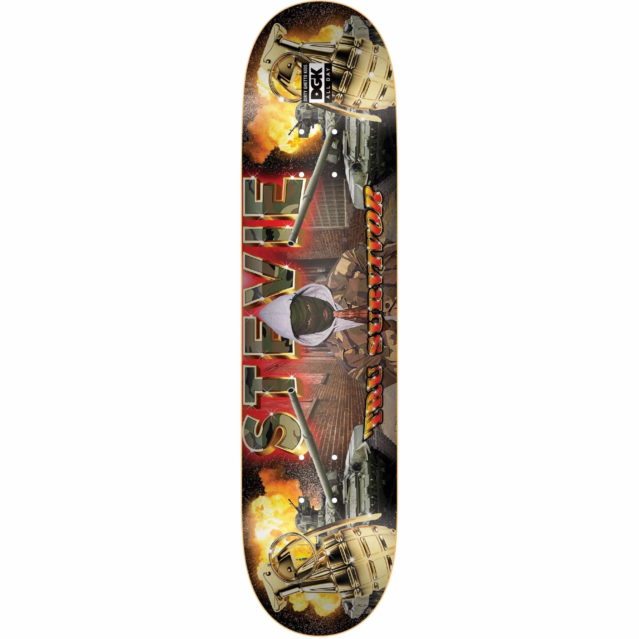 DGK Williams Ghetto Fab Skateboard Deck 8.1"