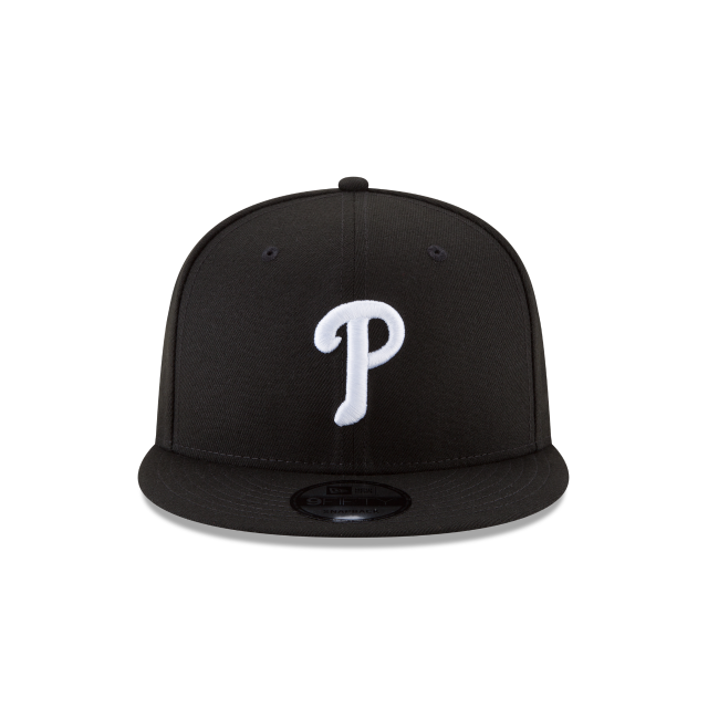 Philadelphia Phillies MLB New Era Men's Black/White 9Fifty Basic Snapback