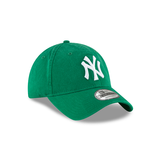 New York Yankees MLB New Era Men's Kelly Green 9Twenty Classic Adjustable Hat
