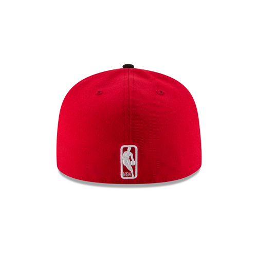 Atlanta Hawks NBA New Era Men's Red/Black 59Fifty Two Tone Fitted Hat