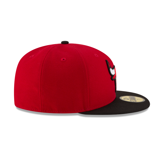 Chicago Bulls NBA New Era Men's Red/Black 59Fifty Two Tone Fitted Hat