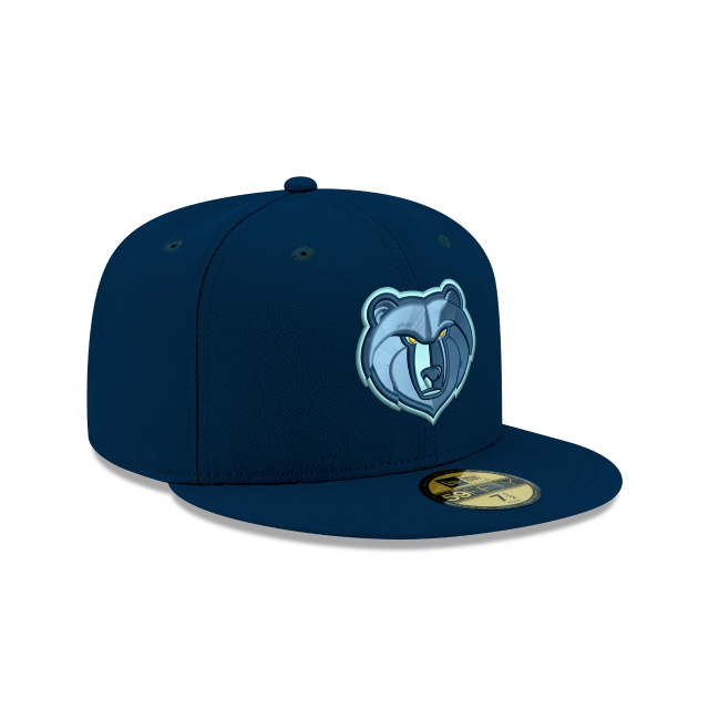 Memphis Grizzlies NBA New Era Men's Navy 59Fifty Basic Fitted Hat