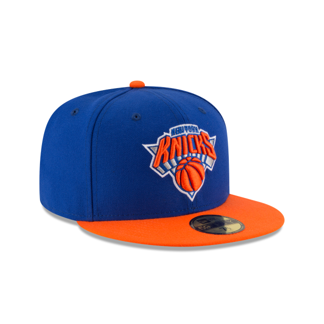 New York Knicks NBA New Era Men's Royal/Orange 59Fifty Two Tone Fitted Hat