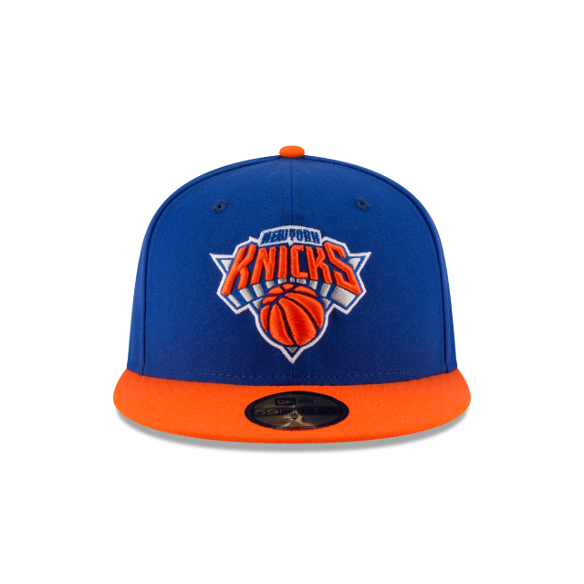 New York Knicks NBA New Era Men's Royal/Orange 59Fifty Two Tone Fitted Hat