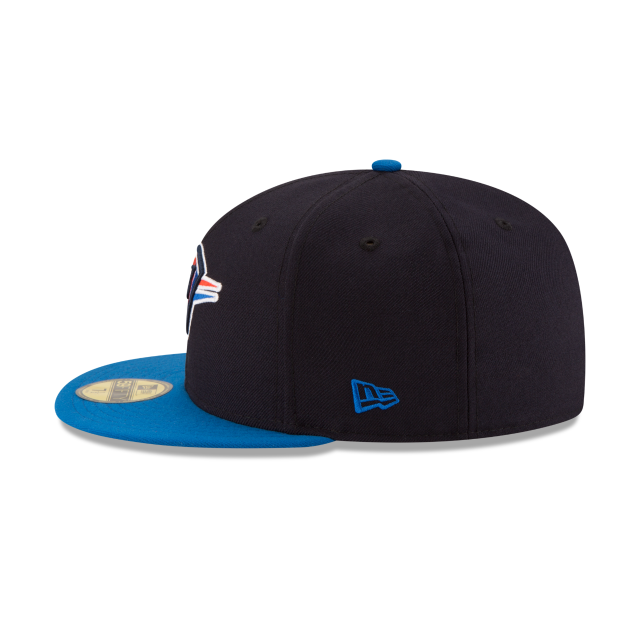 Oklahoma City Thunder NBA New Era Men's Navy/Blue 59Fifty Two Tone Fitted Hat