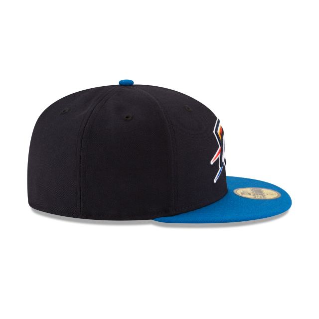 Oklahoma City Thunder NBA New Era Men's Navy/Blue 59Fifty Two Tone Fitted Hat