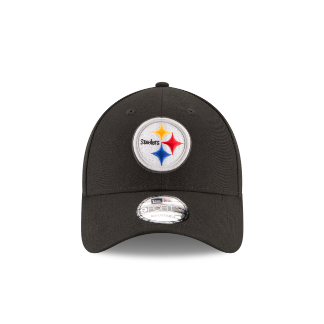Pittsburgh Steelers NFL New Era Men's Black 9Forty The League Adjustable Hat