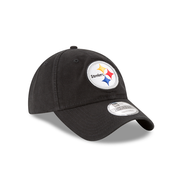 Pittsburgh Steelers NFL New Era Men's Black 9Twenty Core Classic Adjustable Hat