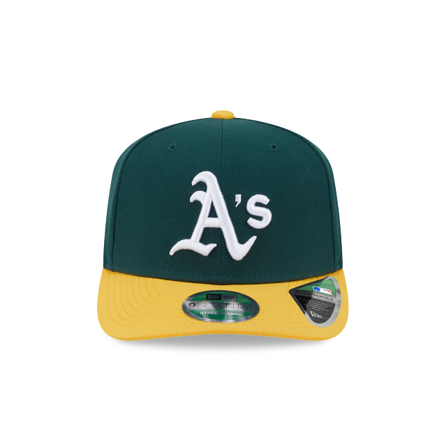 Oakland Athletics MLB New Era Men's Green/Yellow 9Seventy Player Replica Snapback