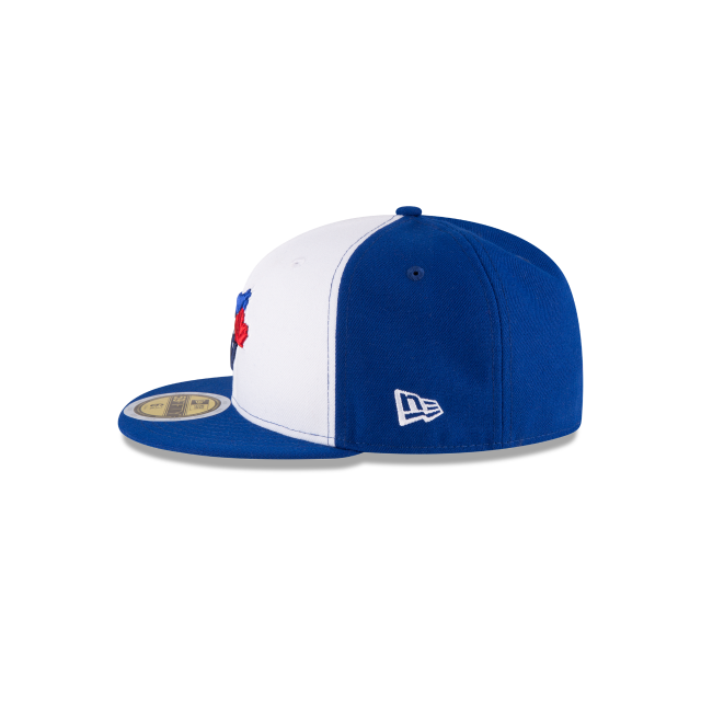 Toronto Blue Jays MLB New Era Youth White/Royal 59Fifty Authentic Collection Fitted Hat