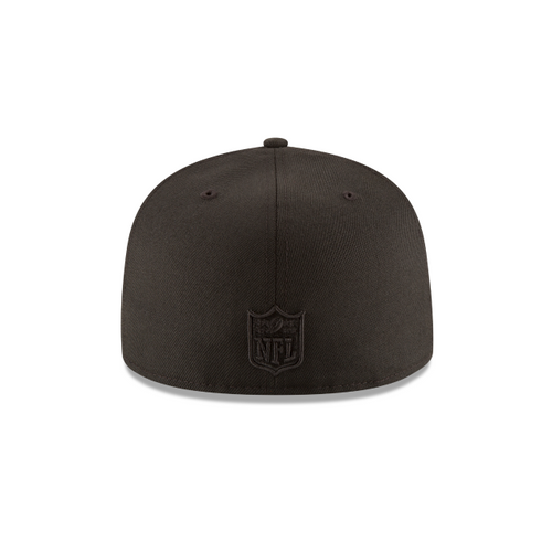 Atlanta Falcons NFL New Era Men's Black on Black 59Fifty Team Basic Fitted Hat