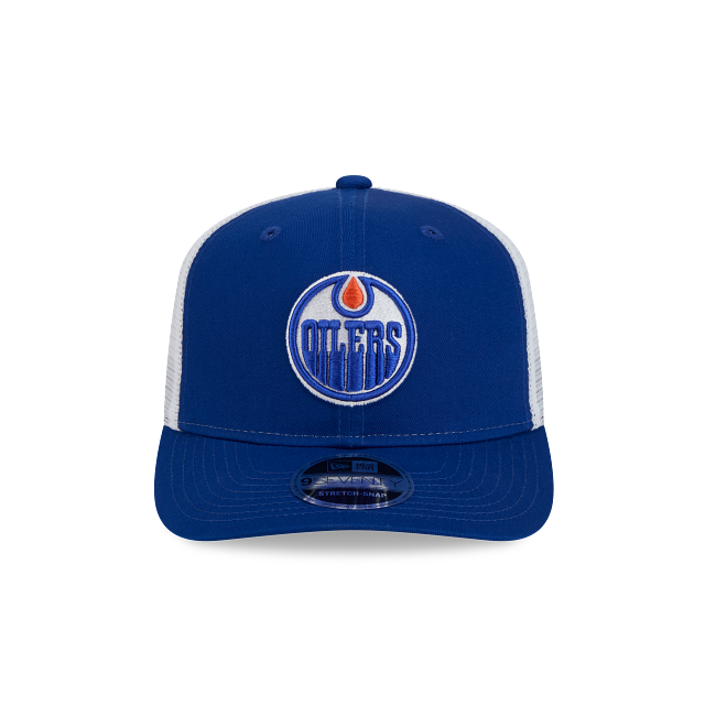 Edmonton Oilers NHL New Era Men's Royal 9Seventy Trucker Snapback Hat