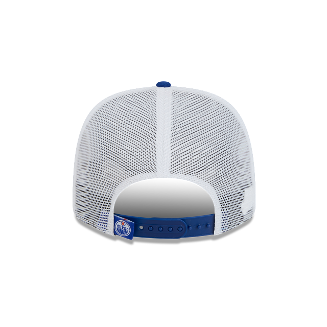 Edmonton Oilers NHL New Era Men's Royal 9Seventy Trucker Snapback Hat
