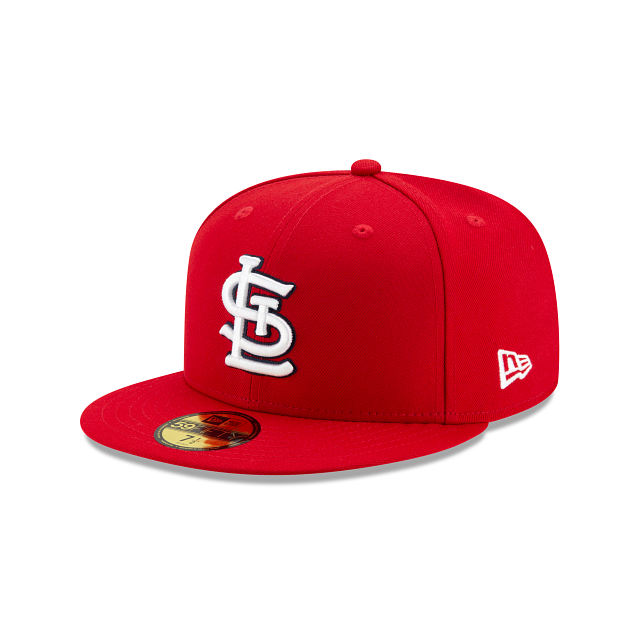 St. Louis Cardinals MLB New Era Youth Red 59Fifty Authentic Collection Fitted Hat