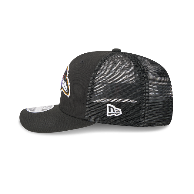 Baltimore Ravens NFL New Era Men's Black 9Seventy Stretch Trucker Snapback