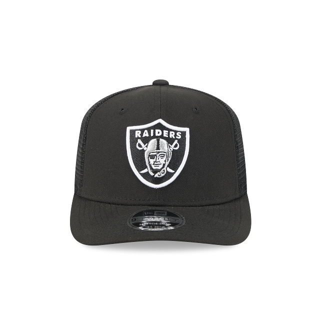 Las Vegas Raiders NFL New Era Men's Black 9Seventy Stretch Trucker Snapback