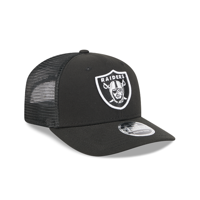 Las Vegas Raiders NFL New Era Men's Black 9Seventy Stretch Trucker Snapback