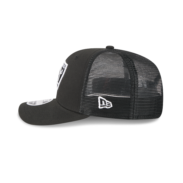 Las Vegas Raiders NFL New Era Men's Black 9Seventy Stretch Trucker Snapback