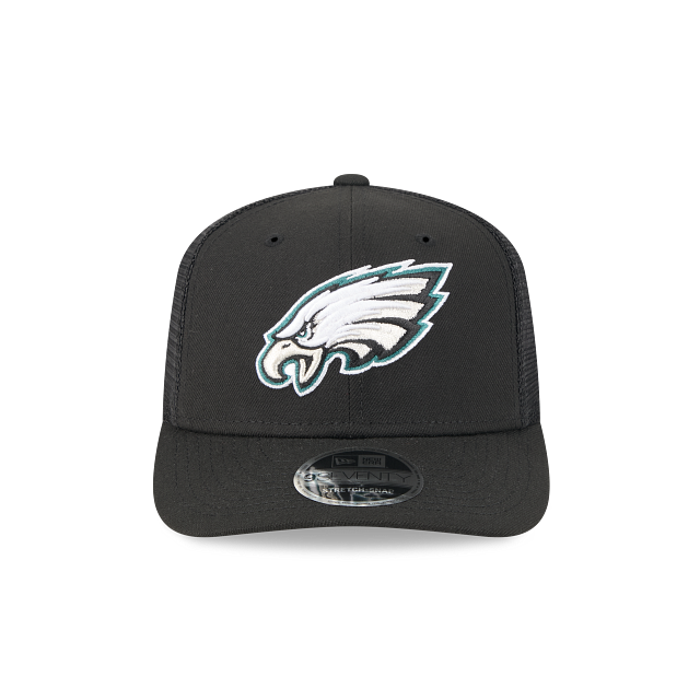 Philadelphia Eagles NFL New Era Men's Black 9Seventy Stretch Trucker Snapback