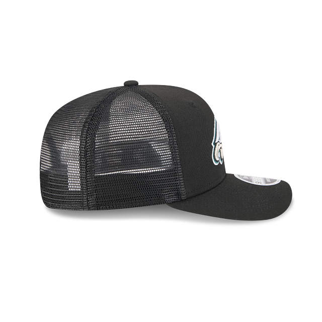 Philadelphia Eagles NFL New Era Men's Black 9Seventy Stretch Trucker Snapback