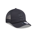 Edmonton Oilers NHL New Era Men's Black 9FORTY M-Crown A-Frame Minimalist Trucker Hat