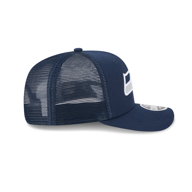 Seattle Seahawks NFL New Era Men's Navy 9Seventy Stretch Trucker Snapback