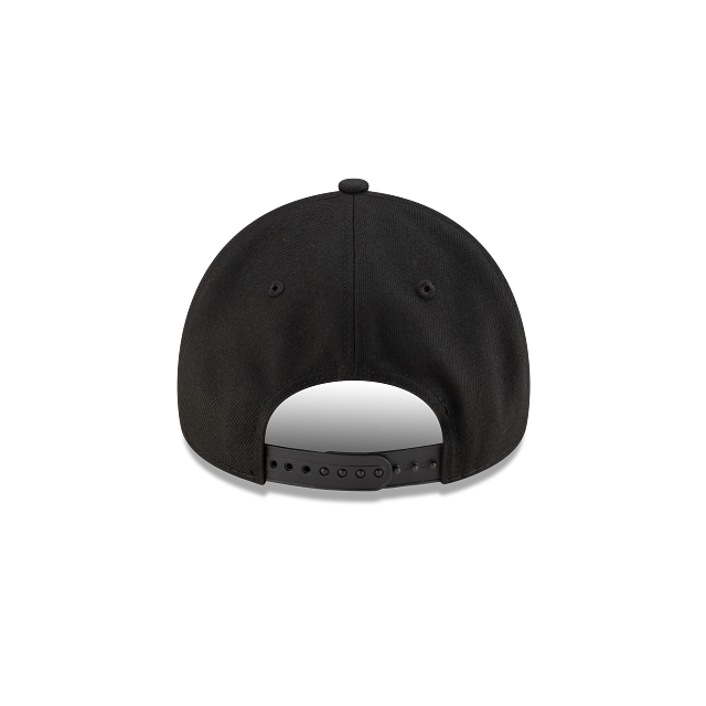Montreal Expos MLB New Era Men's Black on Black 9Forty A-Frame Snapback