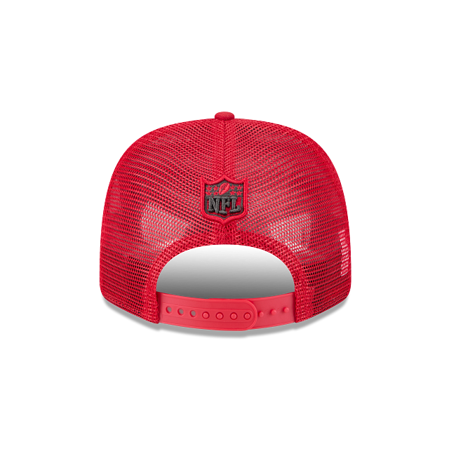 Tampa Bay Buccaneers NFL New Era Men's Red 9Seventy Stretch Trucker Snapback