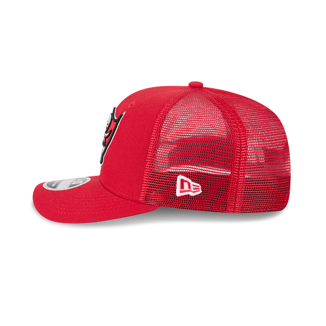 Tampa Bay Buccaneers NFL New Era Men's Red 9Seventy Stretch Trucker Snapback