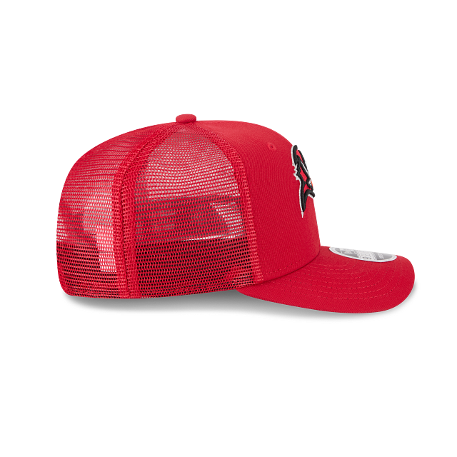 Tampa Bay Buccaneers NFL New Era Men's Red 9Seventy Stretch Trucker Snapback
