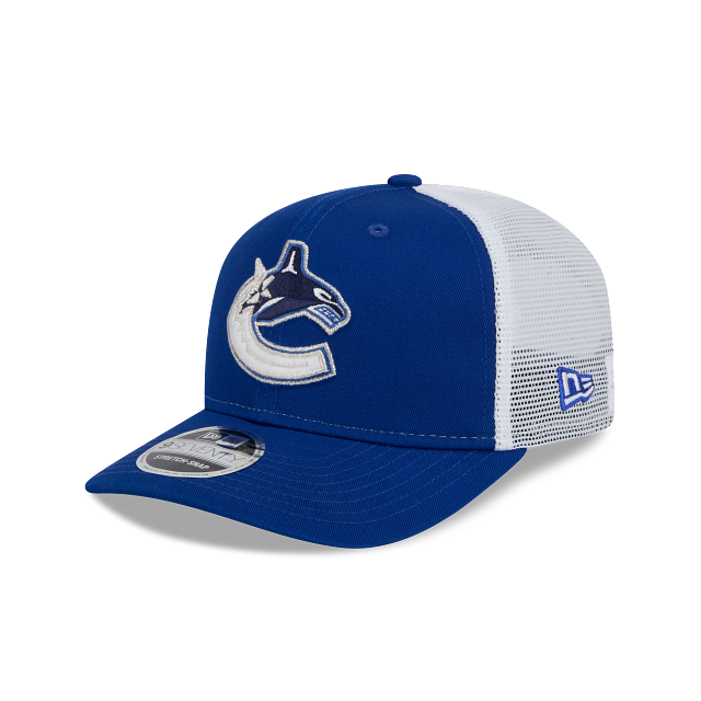 Vancouver Canucks NHL New Era Men's Royal 9Seventy Trucker Snapback Hat
