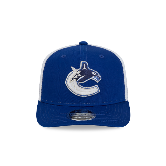 Vancouver Canucks NHL New Era Men's Royal 9Seventy Trucker Snapback Hat