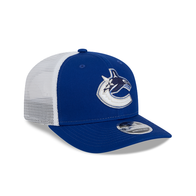 Vancouver Canucks NHL New Era Men's Royal 9Seventy Trucker Snapback Hat