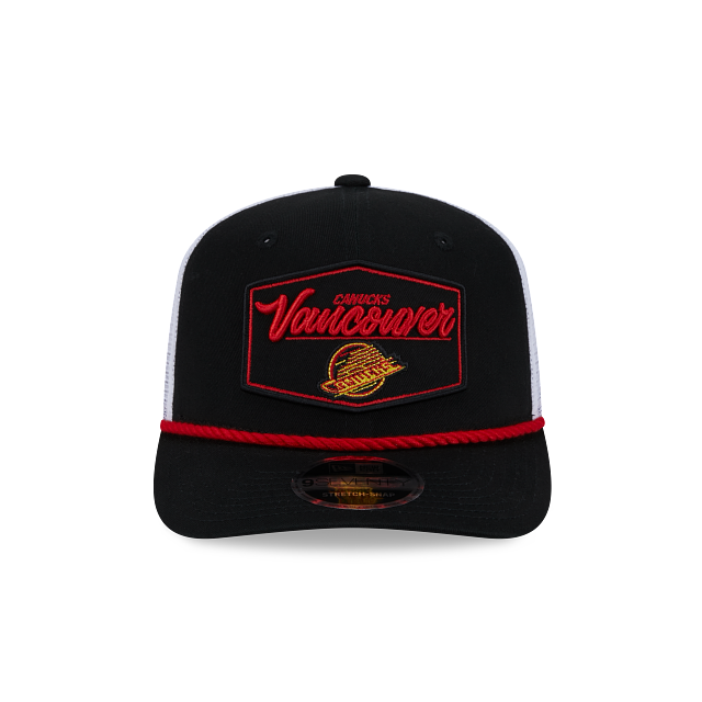 Vancouver Canucks NHL New Era Men's Black 9Seventy Skate Logo Cord Snapback Hat