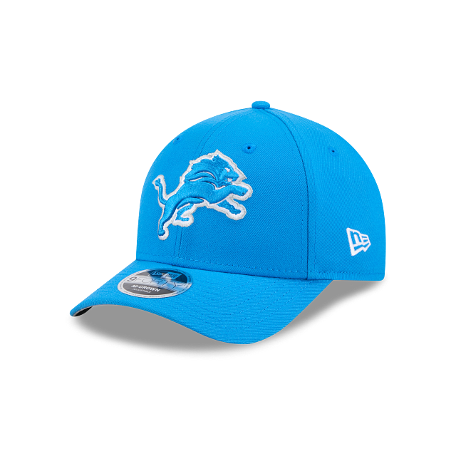 Detroit Lions NFL New Era Men's Honolulu Blue 9FORTY M-Crown Snapback Game Hat