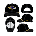 Baltimore Ravens NFL New Era Men's Black 9Seventy Multi-Rope Stretch Snapback Hat