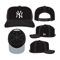 New York Yankees MLB New Era Men's Black/White 19Twenty Snapback
