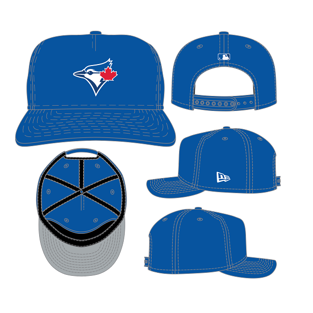 Toronto Blue Jays MLB New Era Men's Royal 19Twenty Player Replica Snapback