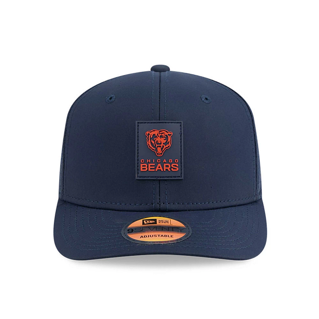 Chicago Bears NFL New Era Men's Navy 9Seventy 2025 Sideline Hot Weather Trucker Snapback