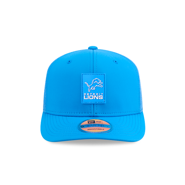 Detroit Lions NFL New Era Men's Honolulu Blue 9Seventy 2025 Sideline Hot Weather Trucker Snapback
