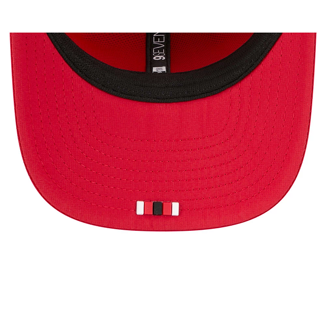 San Francisco 49ers NFL New Era Men's Red 9Seventy 2025 Sideline Hot Weather Trucker Snapback
