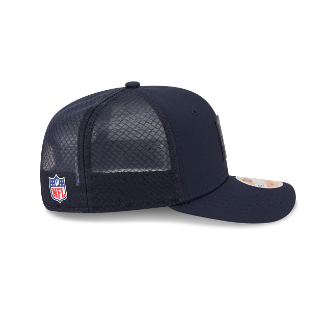 Houston Texans NFL New Era Men's Navy 9Seventy 2025 Sideline Hot Weather Trucker Snapback