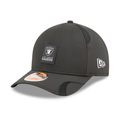 Las Vegas Raiders NFL New Era Men's Black 9Forty 2025 Sideline M-Crown Snapback